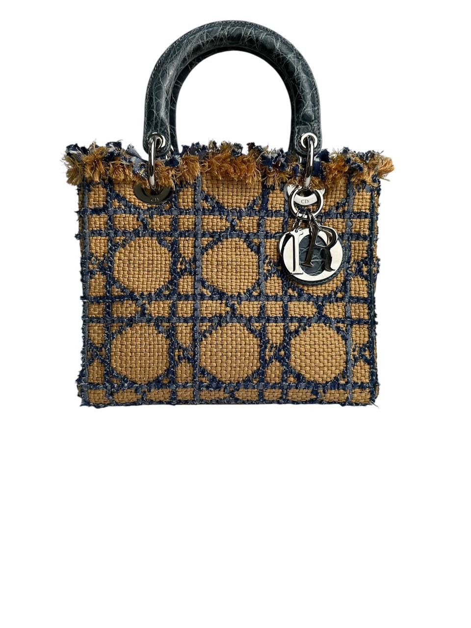 Сумка Lady Dior з ручками зі шкіри крокодила #1
