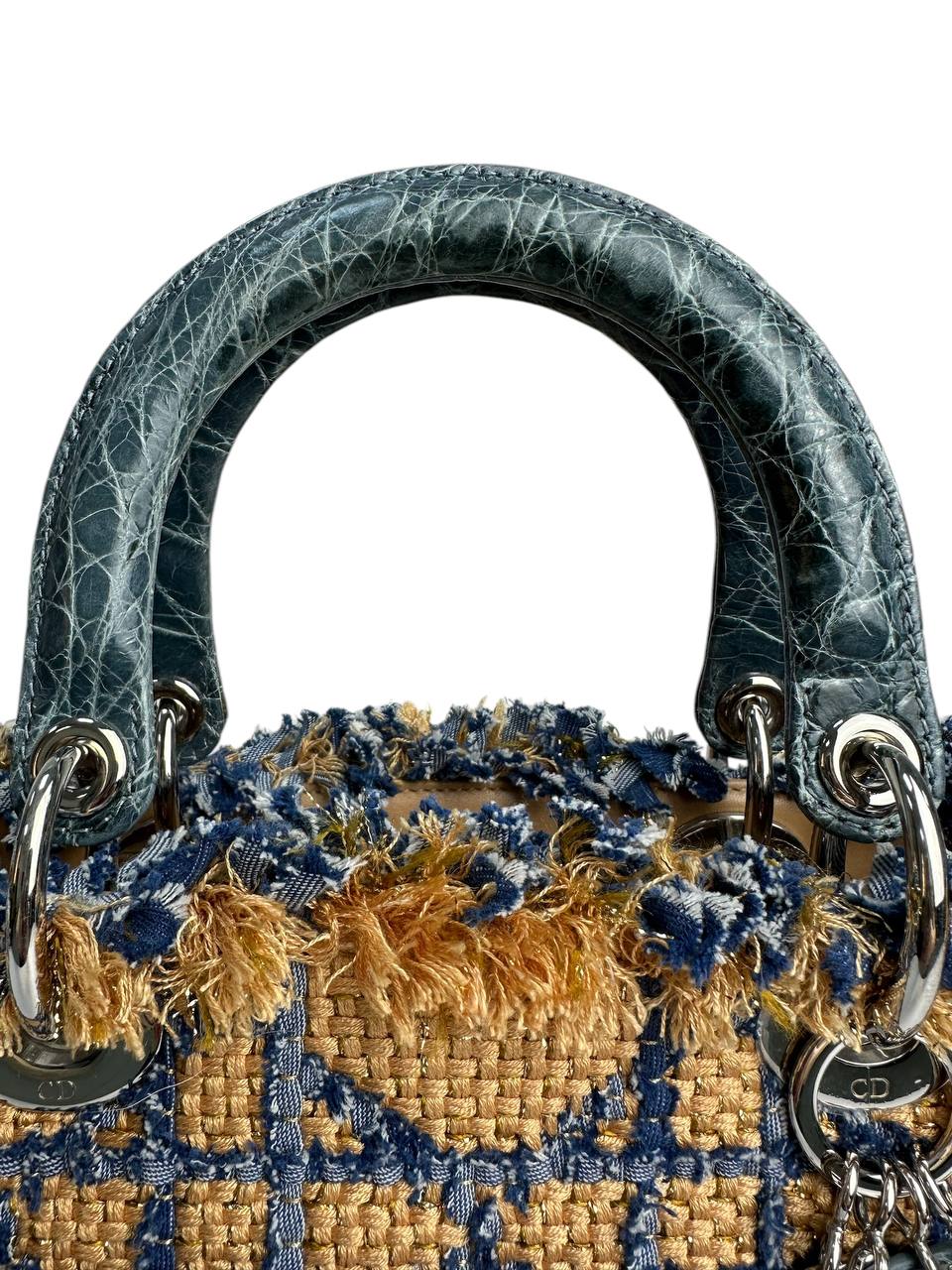 Сумка Lady Dior з ручками зі шкіри крокодила #3