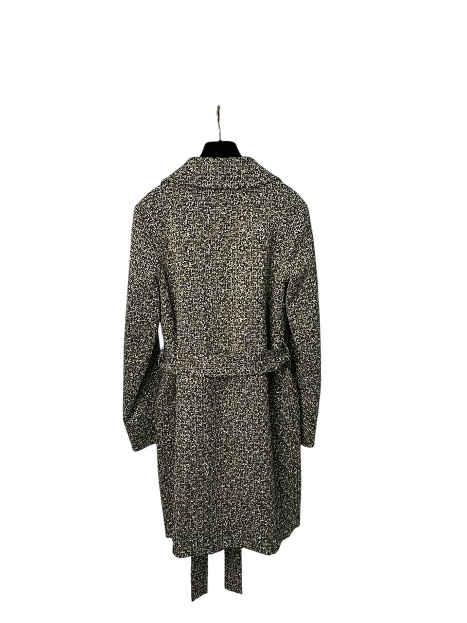 Пальто з твіду з поясом і декоративними ґудзиками з колекції Rome #5