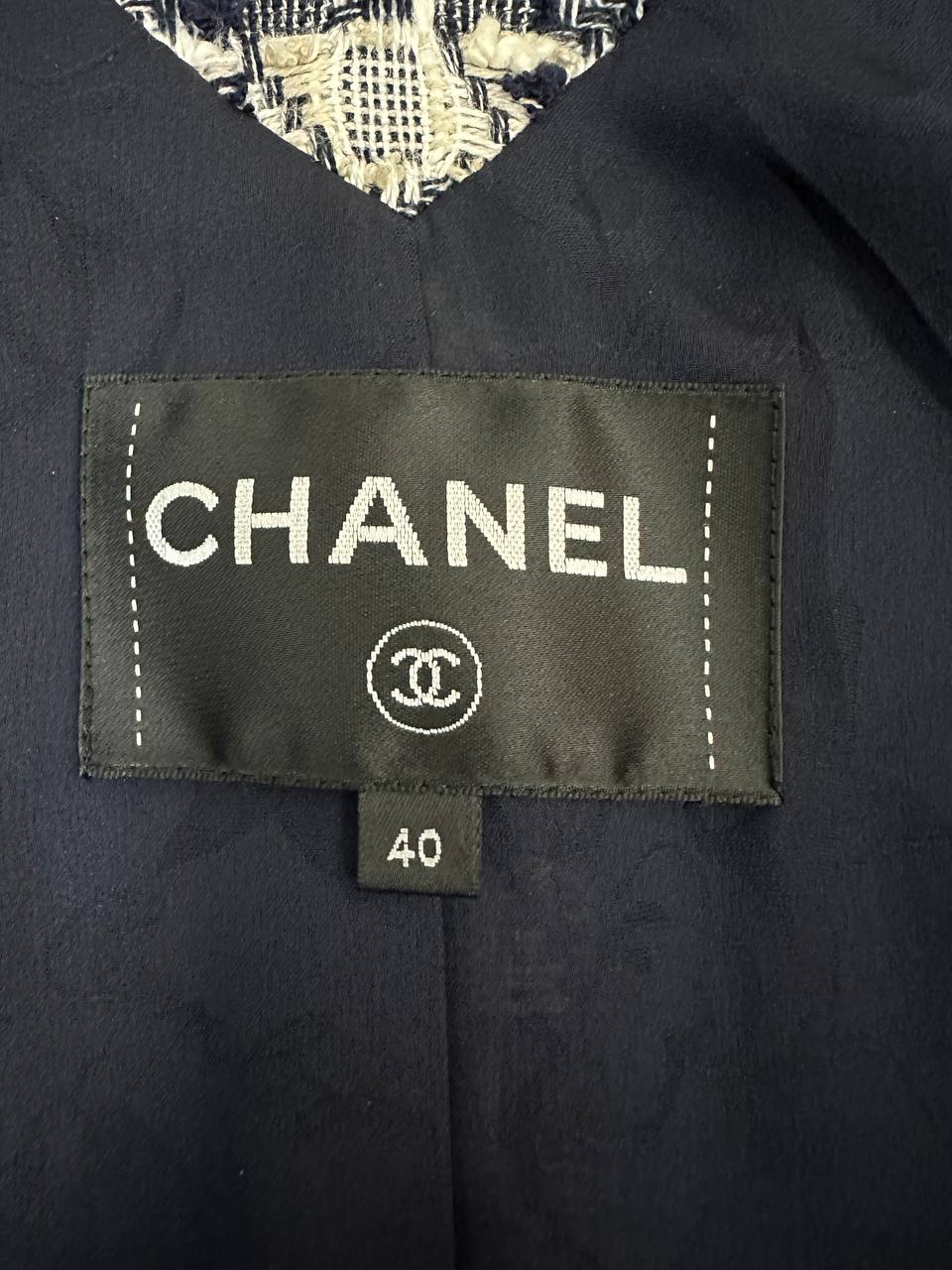 Chanel твідовий жакет з бахромою з колекції Greece #6