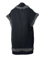 Chanel в’язаний жилет із контрастною обробкою #2
