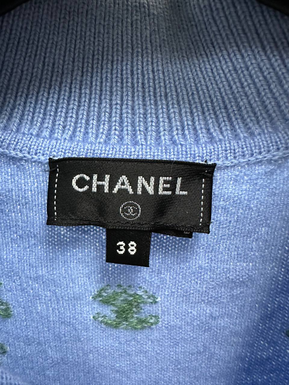 Chanel кашеміровий топ-поло  #5