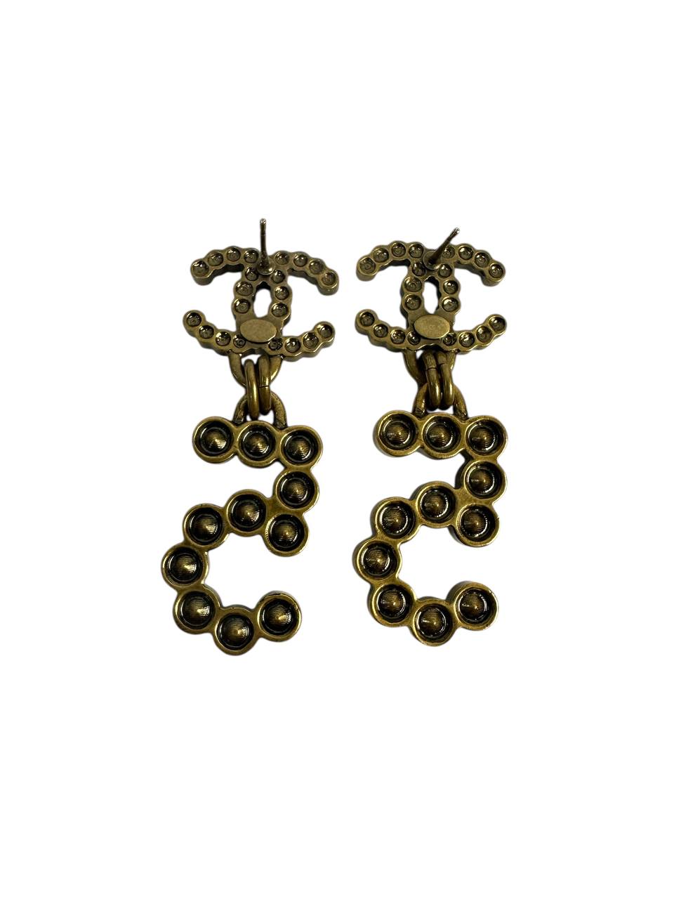 Chanel сережки з кристалами 5 #2