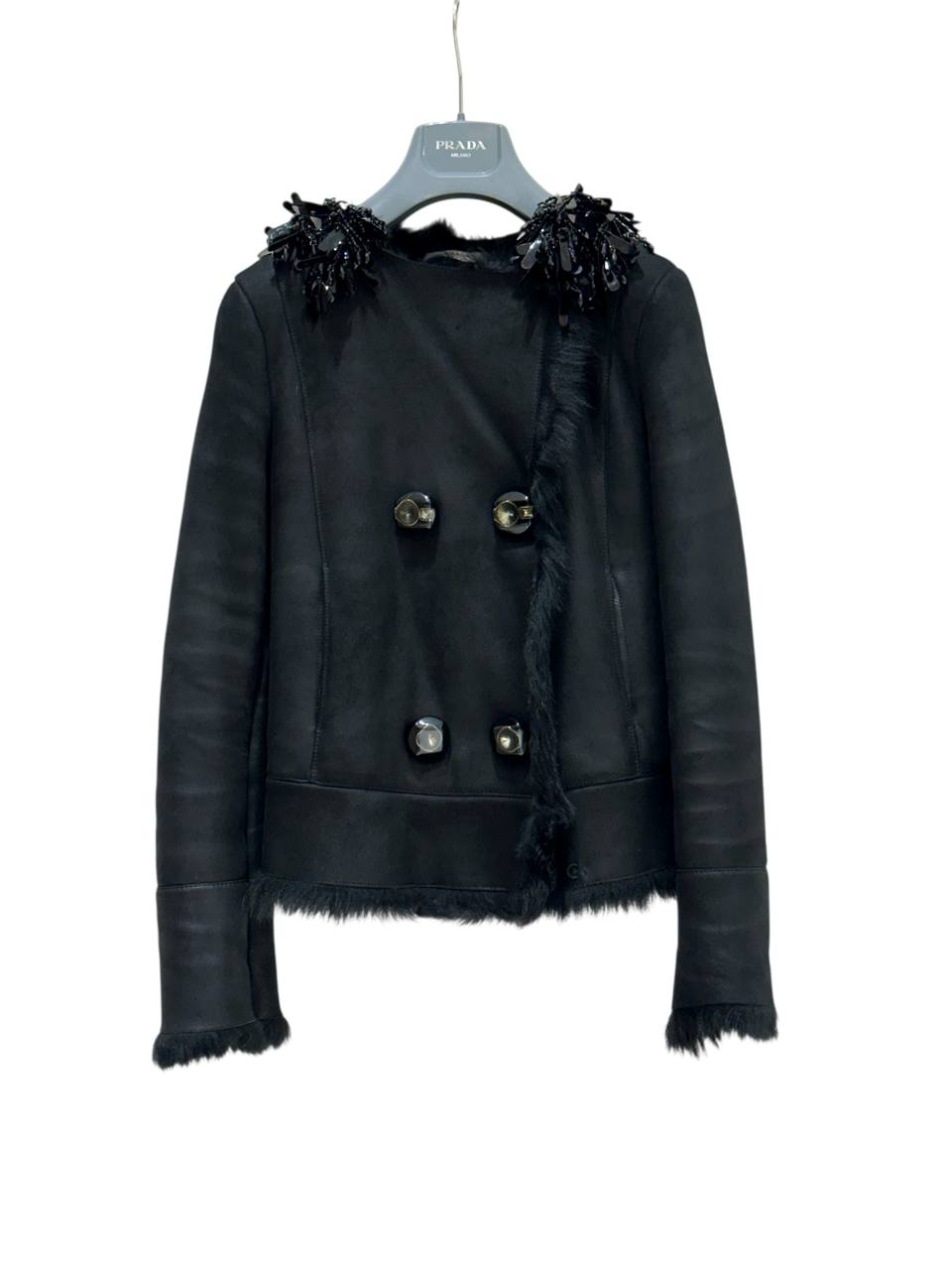 Prada дублянка з декором
