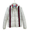 Gucci пуховик з вишивкою троянд #1