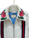 Gucci пуховик з вишивкою троянд #2