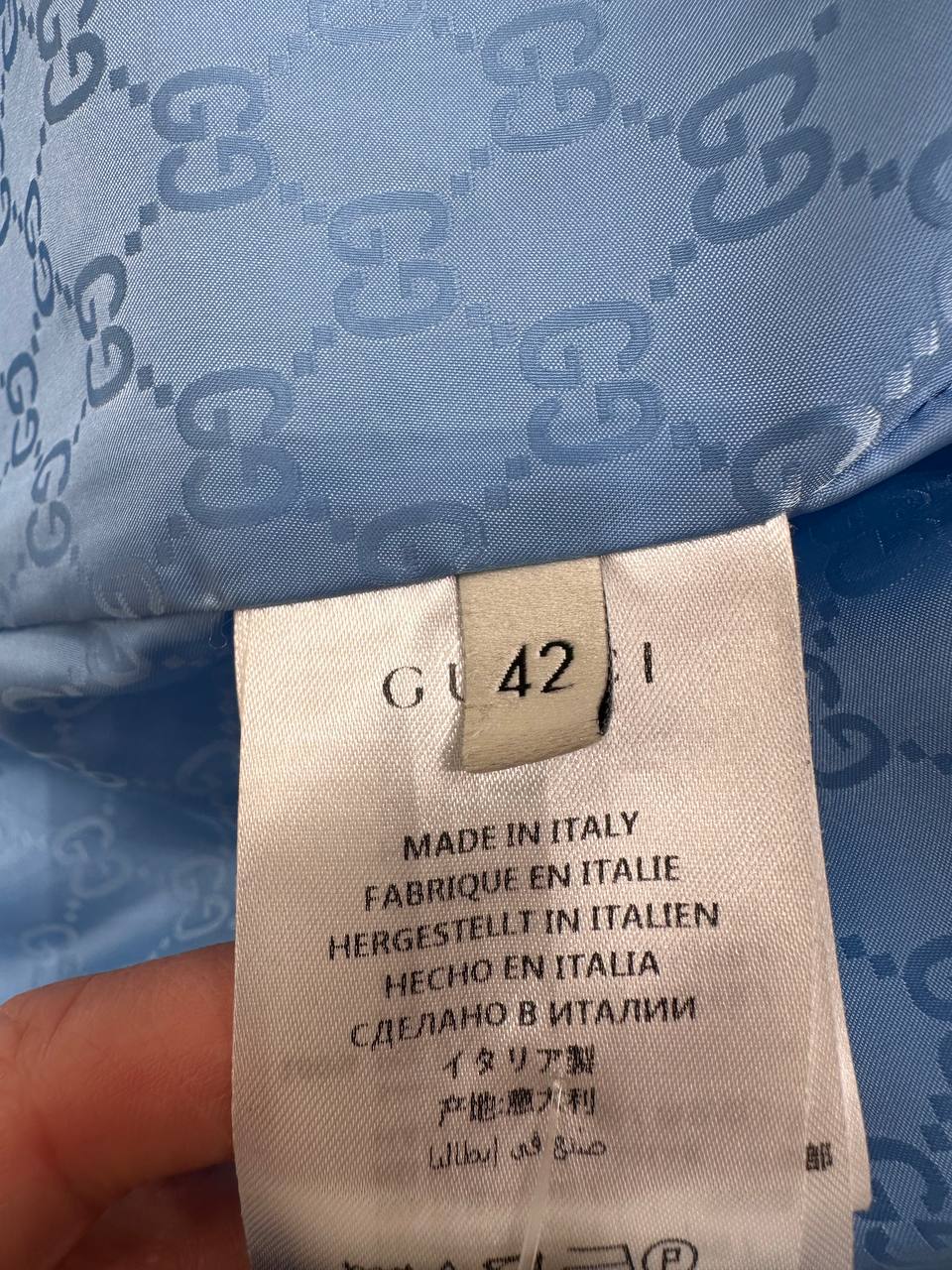 Gucci пуховик з вишивкою троянд #6