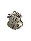 Chanel металева брошь з логотипом cc #1
