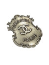 Chanel металева брошь з логотипом cc #2