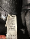 Fendi шкіряне пальто з декоративною обробкою #6