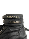 Chanel високі кеди з ремінцями #7