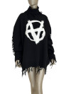 Vetements светр oversize з принтом анархії #1