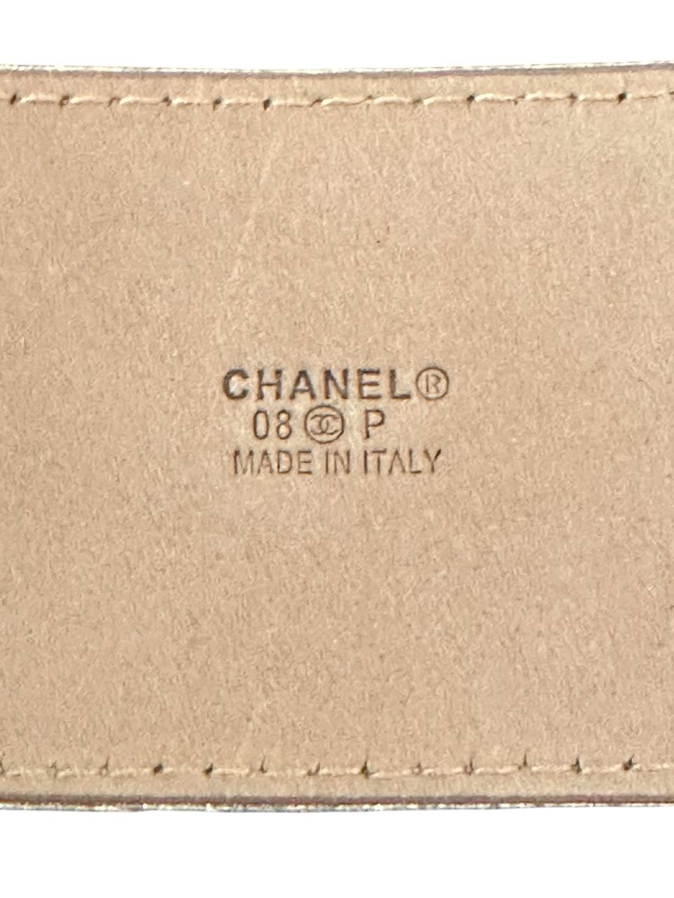 Chanel ремінь зі шкіри з металевою пряжкою #4