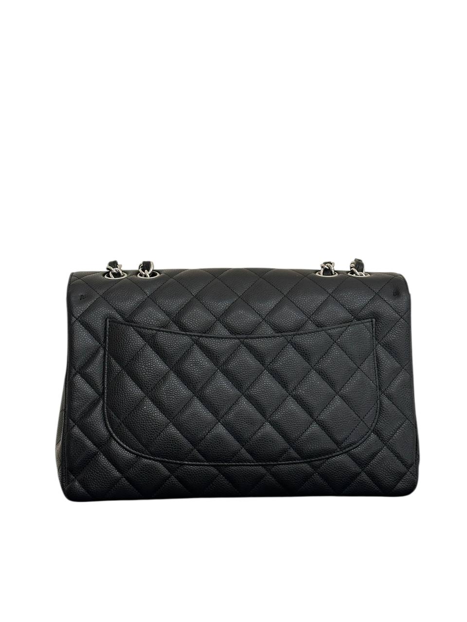 Chanel сумка flap зі шкіри caviar #2