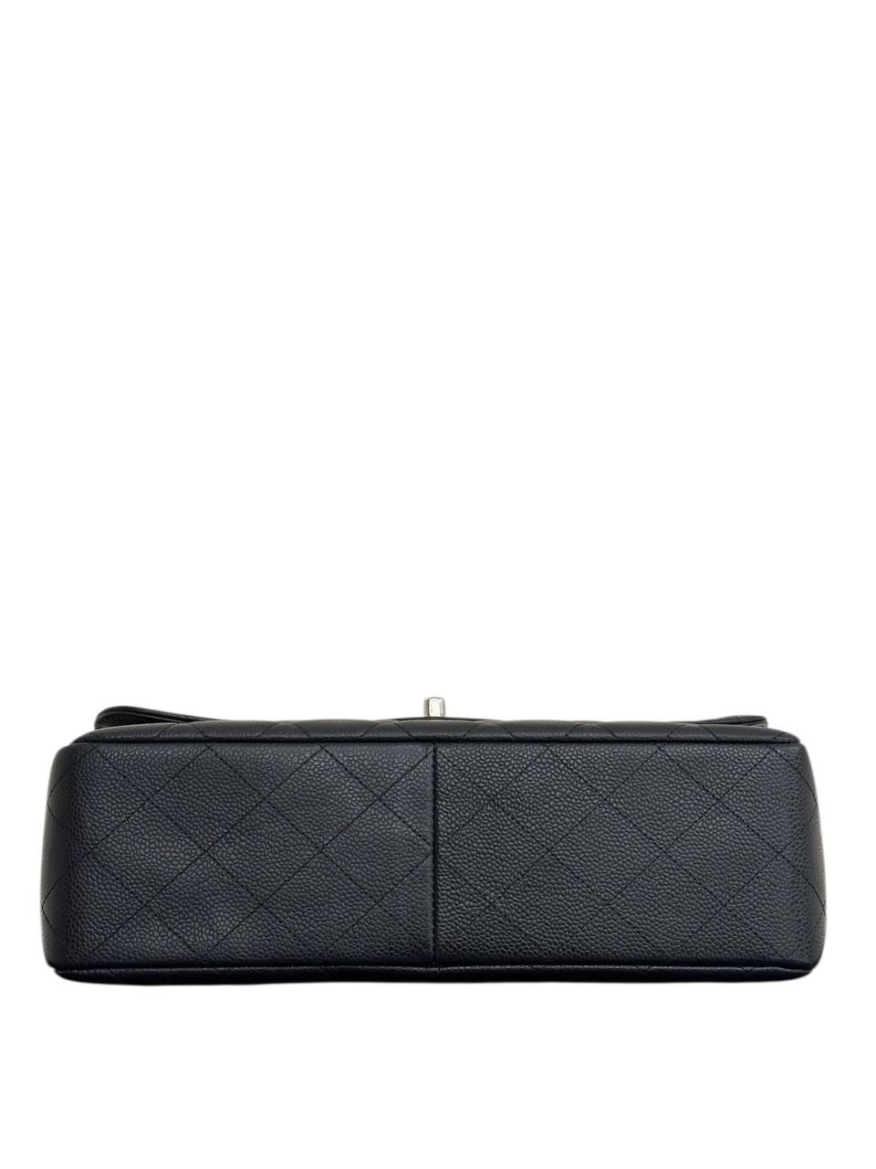 Chanel сумка flap зі шкіри caviar #8