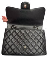Chanel сумка flap зі шкіри caviar #4