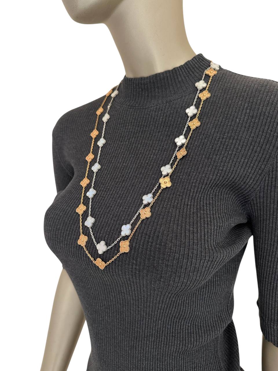 Van Cleef & Arpels sautoir vintage alhambra 20 мотивів #5