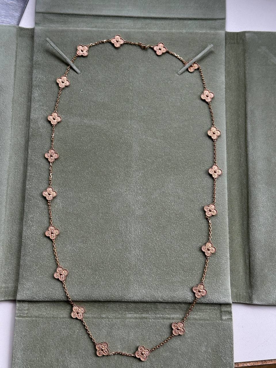 Van Cleef & Arpels sautoir vintage alhambra
