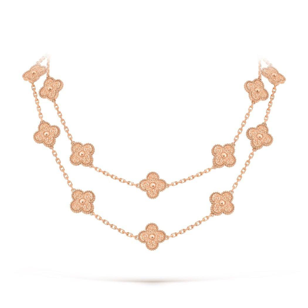 Van Cleef & Arpels sautoir vintage alhambra #6