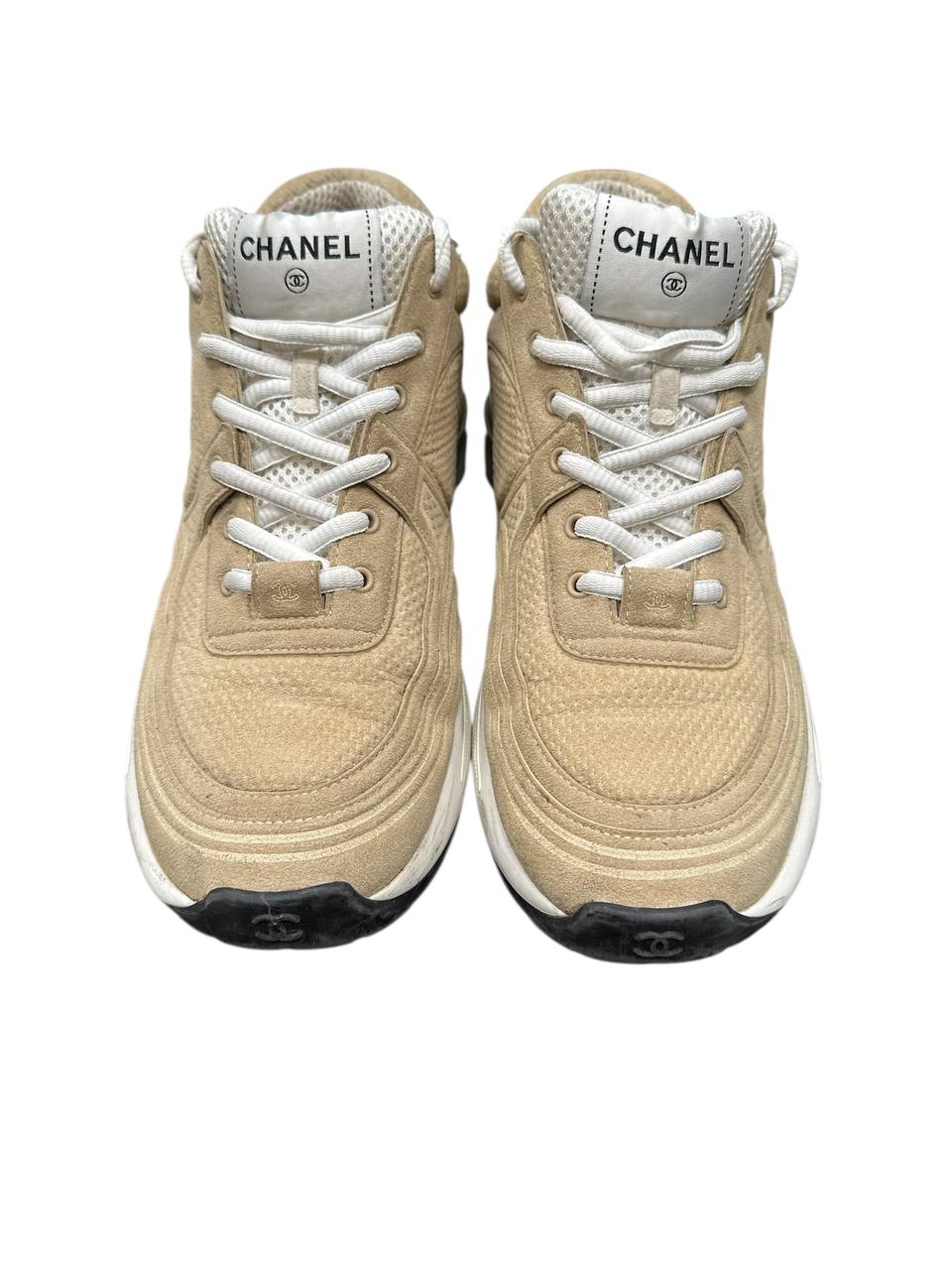 Chanel кросівки зі замші #4