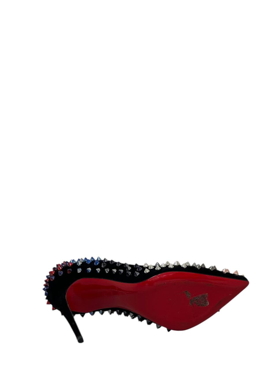 Christian Louboutin туфлі-човники на шпильці з шипами #5