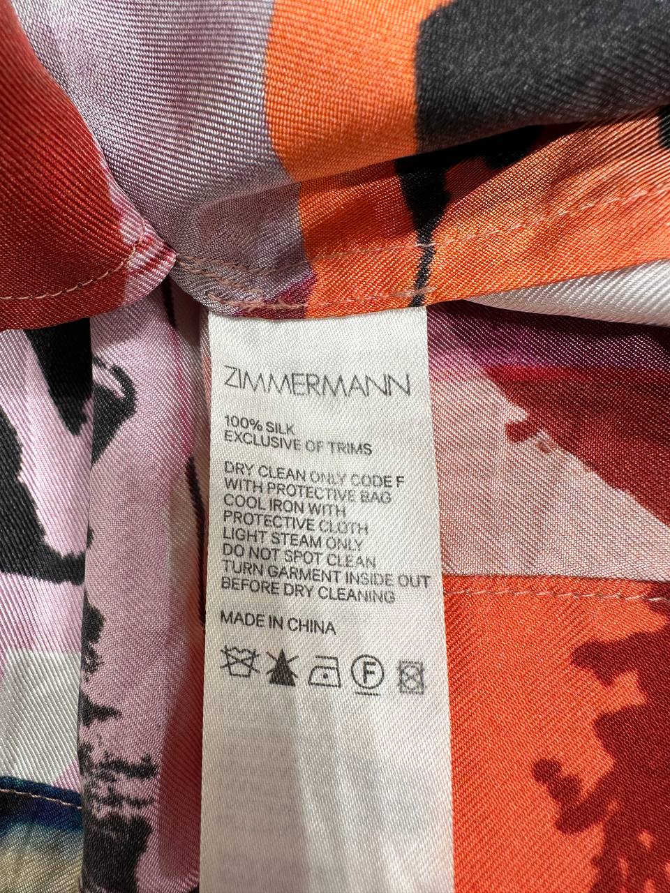 Zimmermann коротка сукня з принтом #5