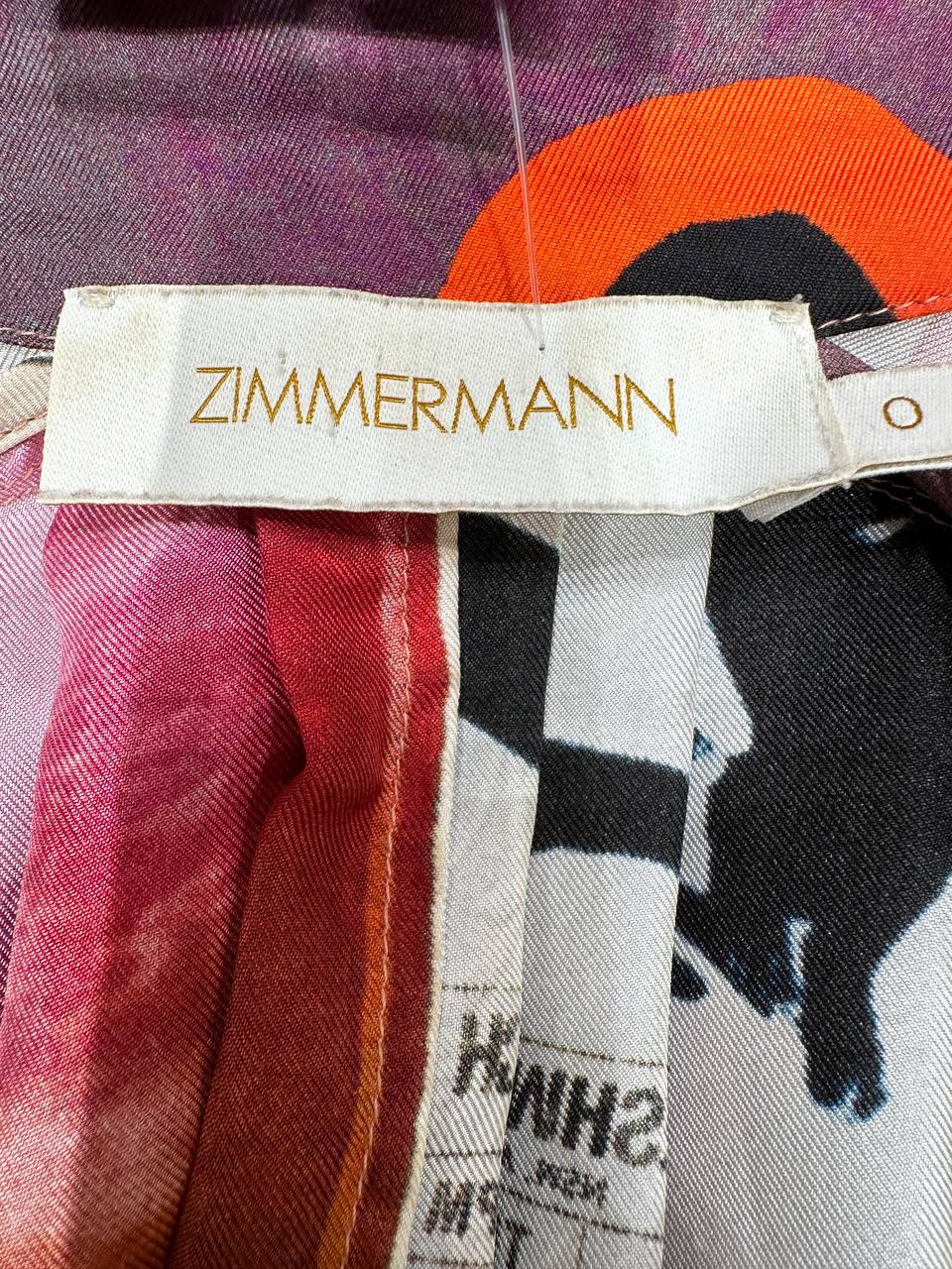 Zimmermann коротка сукня з принтом #6