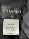 Chanel костюм с сетчатой текстурой черный #13