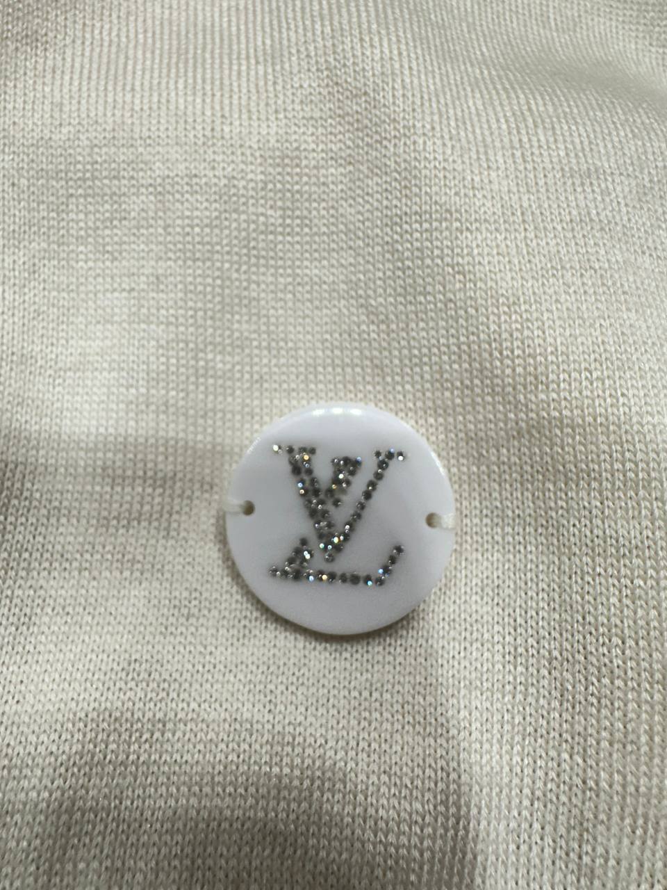 Louis Vuitton светр трикотажний кремовий #3