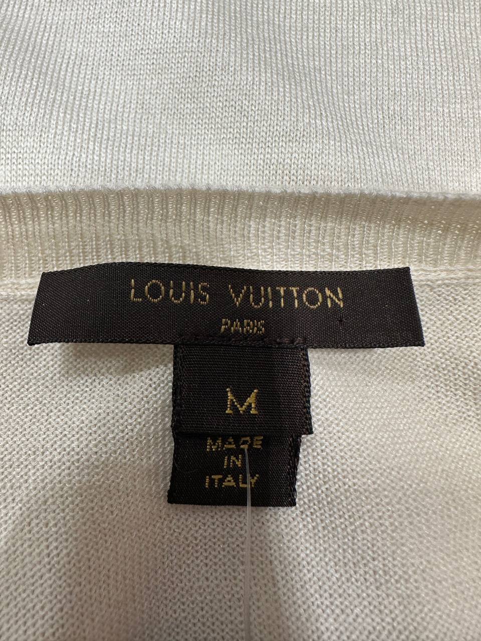 Louis Vuitton светр трикотажний кремовий #4