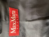 Max Mara полупальто чорне класичне з поясом #4