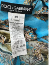 Dolce & Gabbana шовкова сукня з принтом серця #5