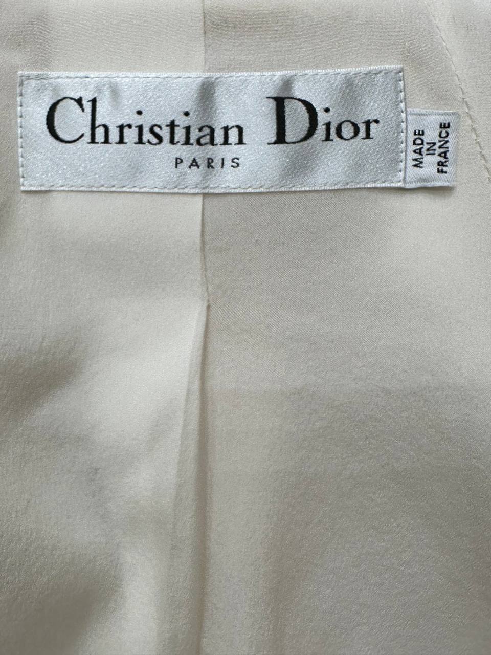 Christian Dior жилет-платье з вовни та шовку #5