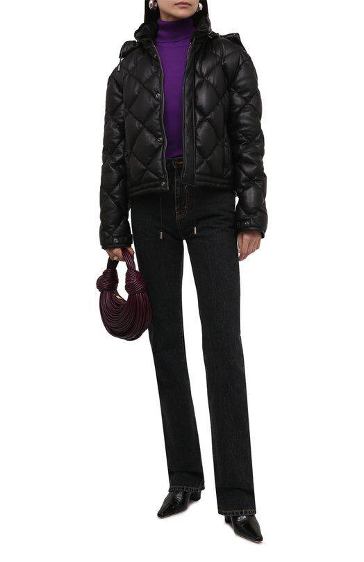 Saint Laurent шкіряний пуховик #2