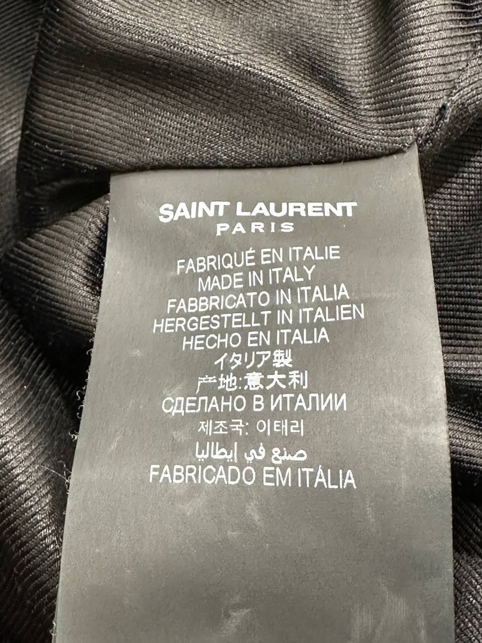 Saint Laurent шкіряний пуховик #6