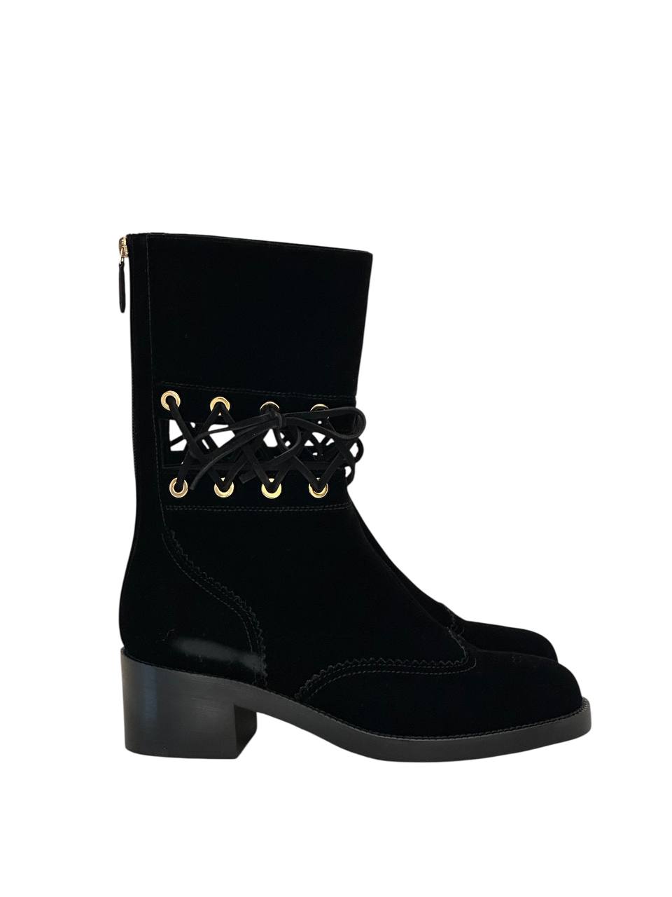 Chanel бархатні черевики #2