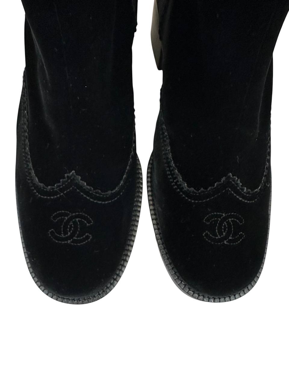 Chanel бархатні черевики #3