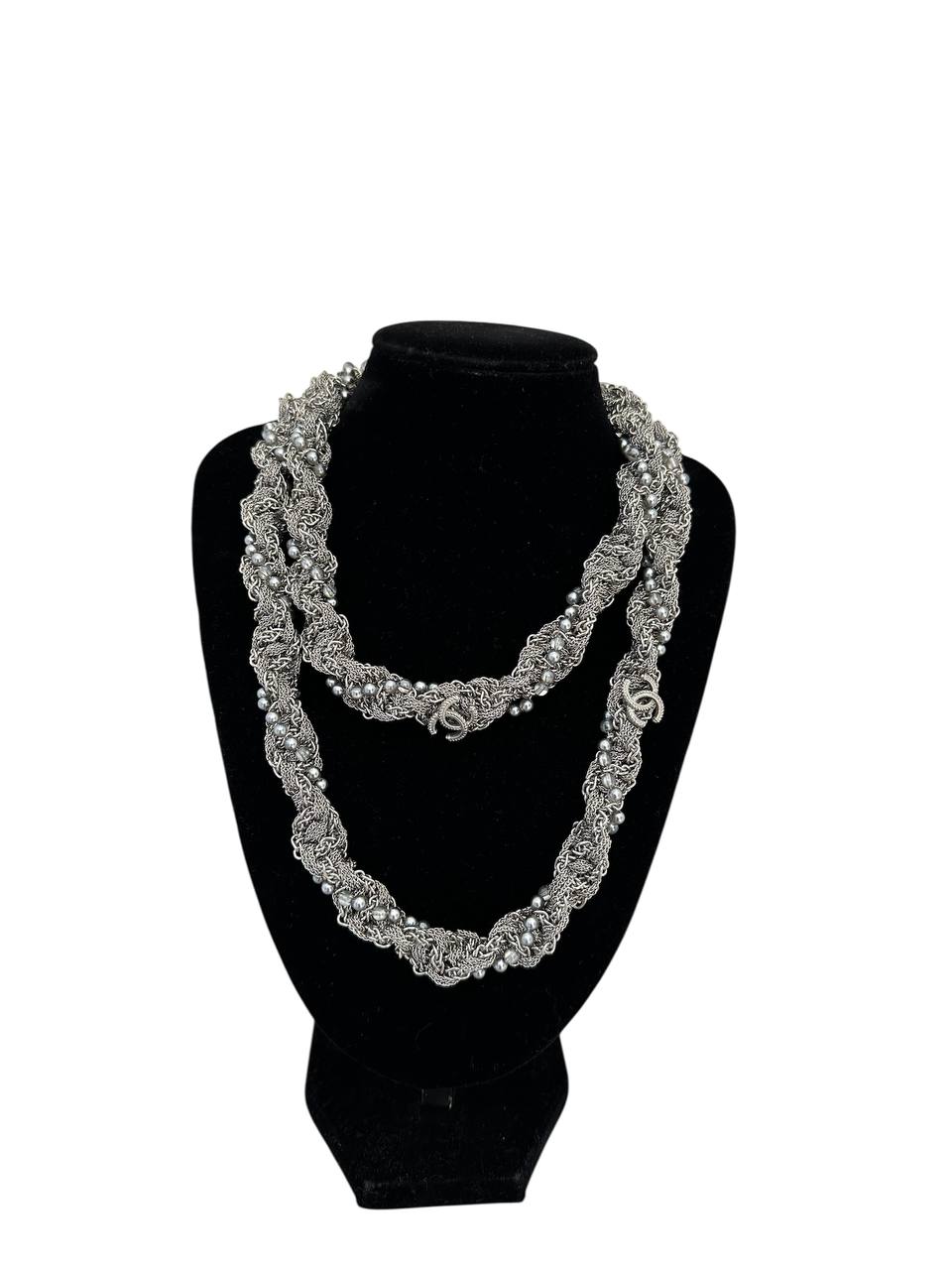 Chanel багатошарове кольє з ланцюгів #4