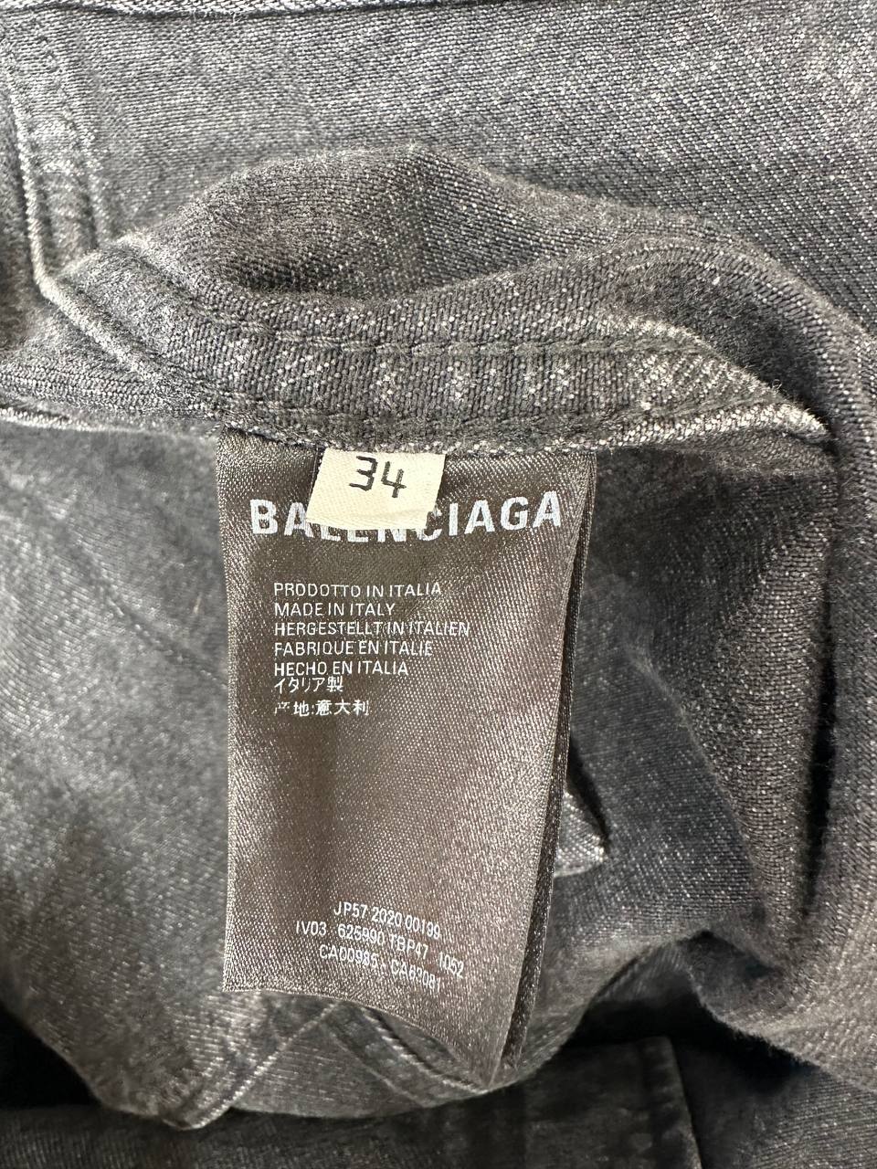 Balenciaga джинсова куртка з принтом #6