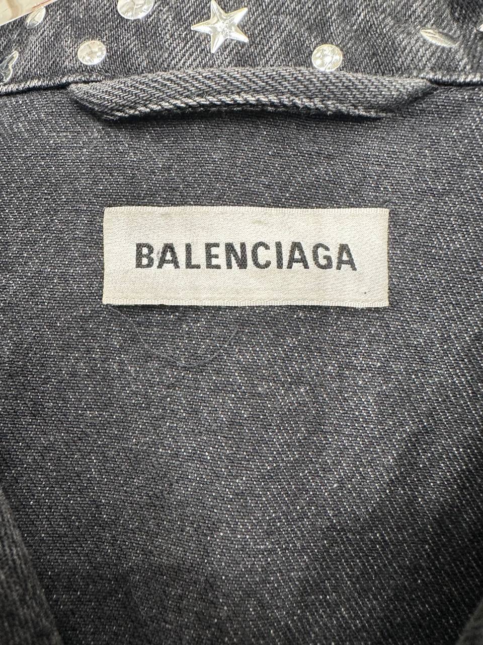 Balenciaga джинсова куртка з принтом #8