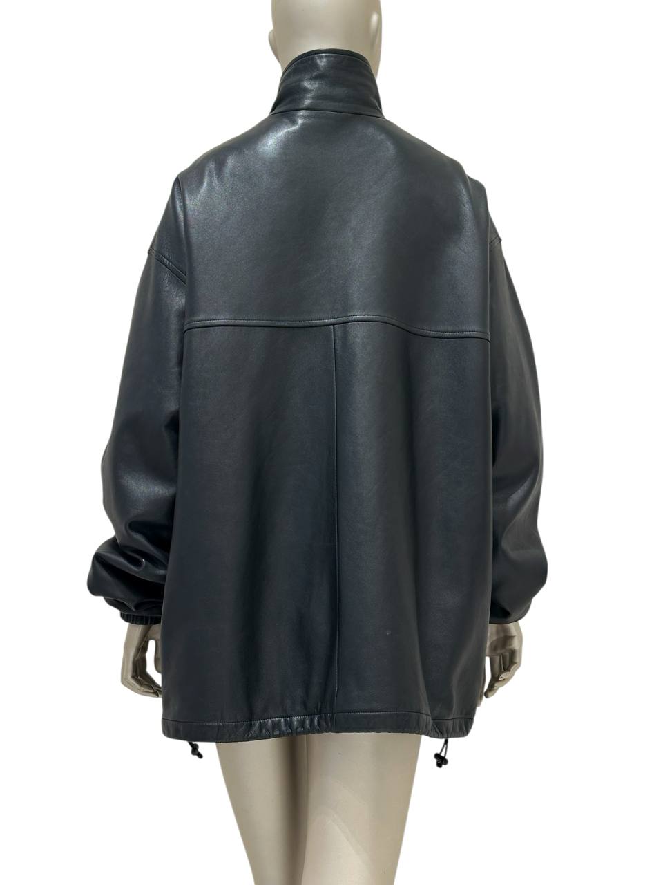 Balenciaga шкіряна куртка oversize #2