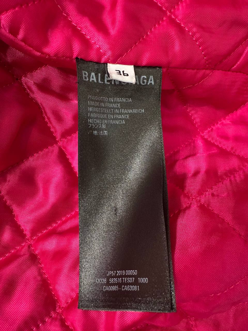 Balenciaga шкіряна куртка oversize #7