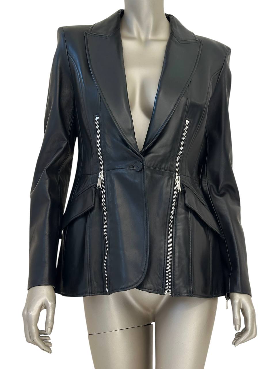 Alexander McQueen шкіряний жакет #3