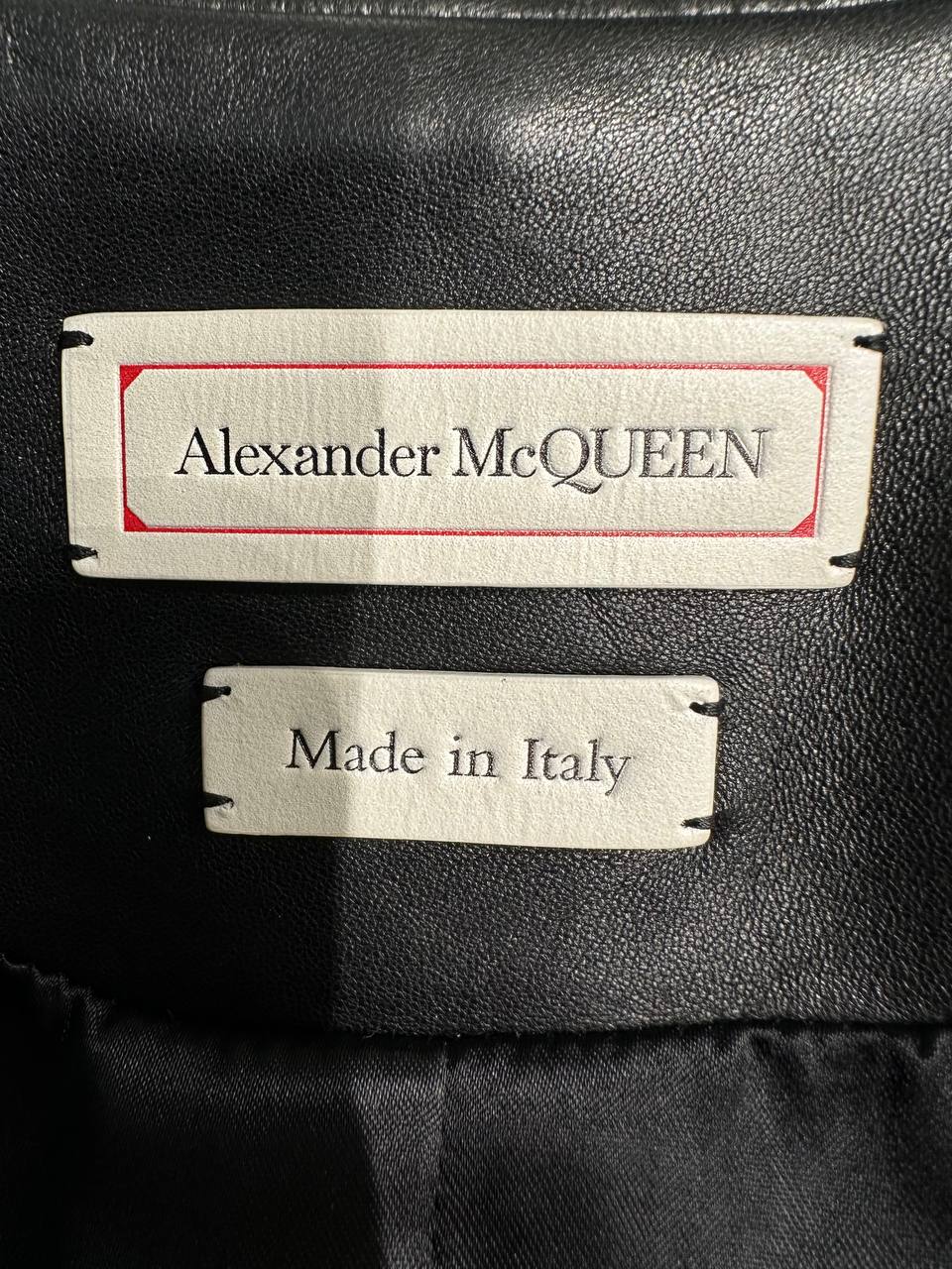 Alexander McQueen шкіряний жакет #5