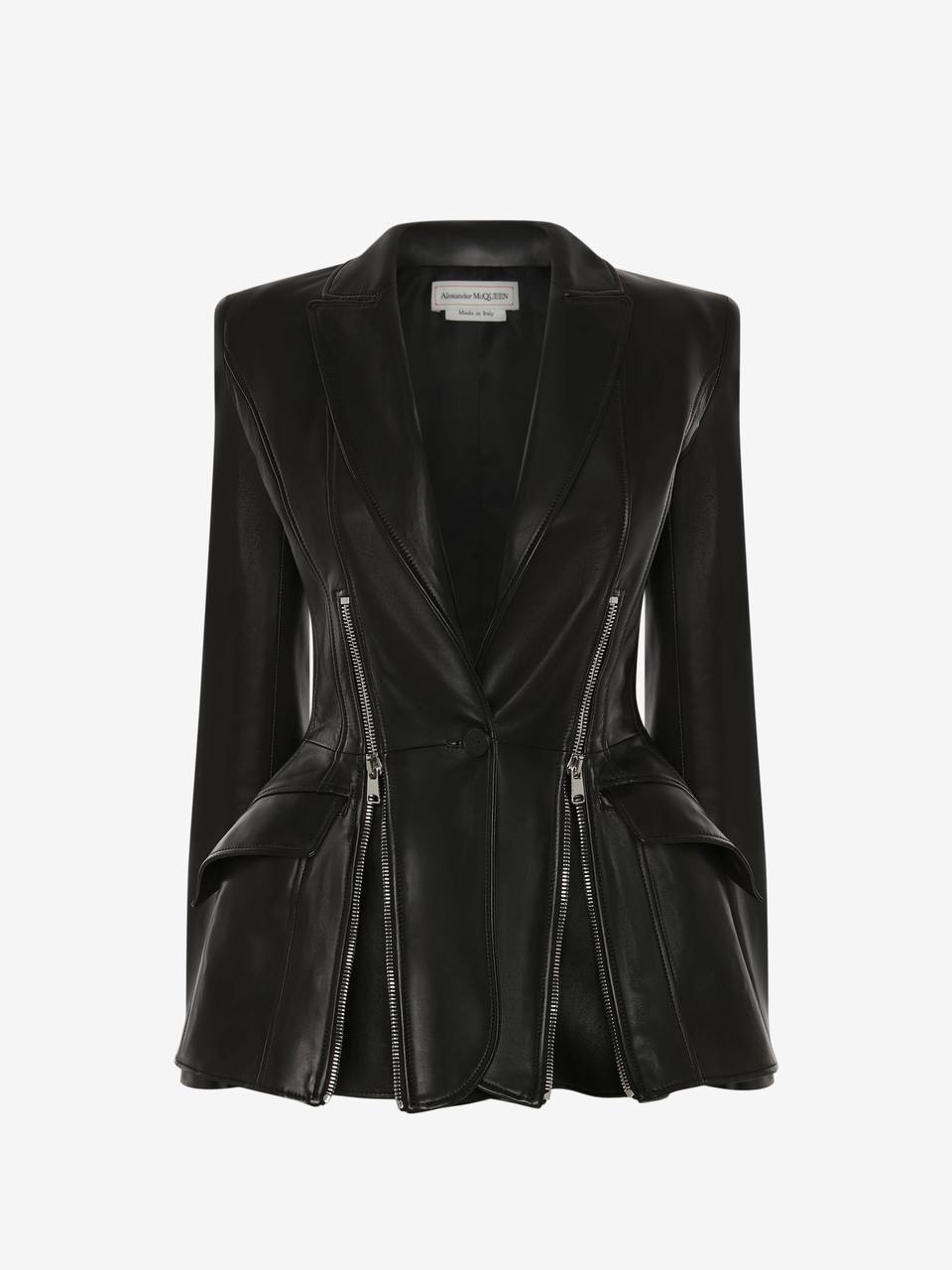 Alexander McQueen шкіряний жакет