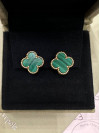 Van Cleef & Arpels серьги alhambra malachite #4