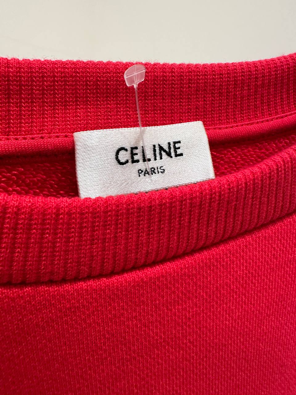 Celine укорочений світшот з логотипом #5