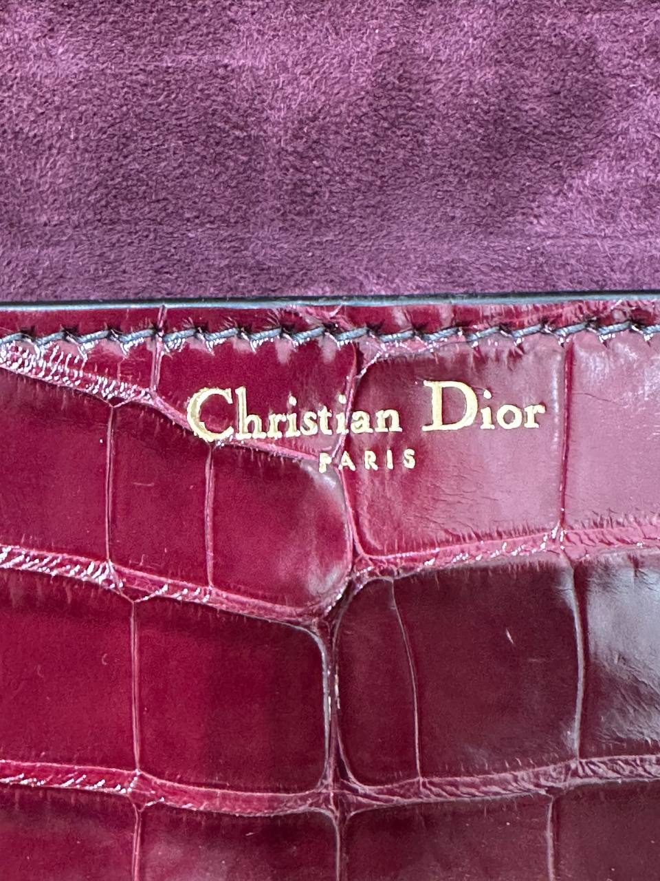 Christian Dior крокодилова сумка #6