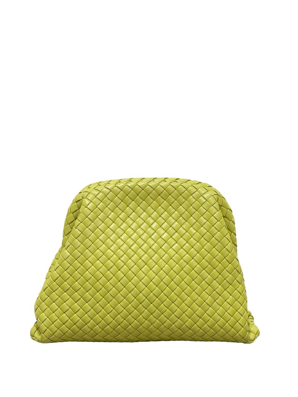 Bottega Veneta шкіряний клатч intrecciato