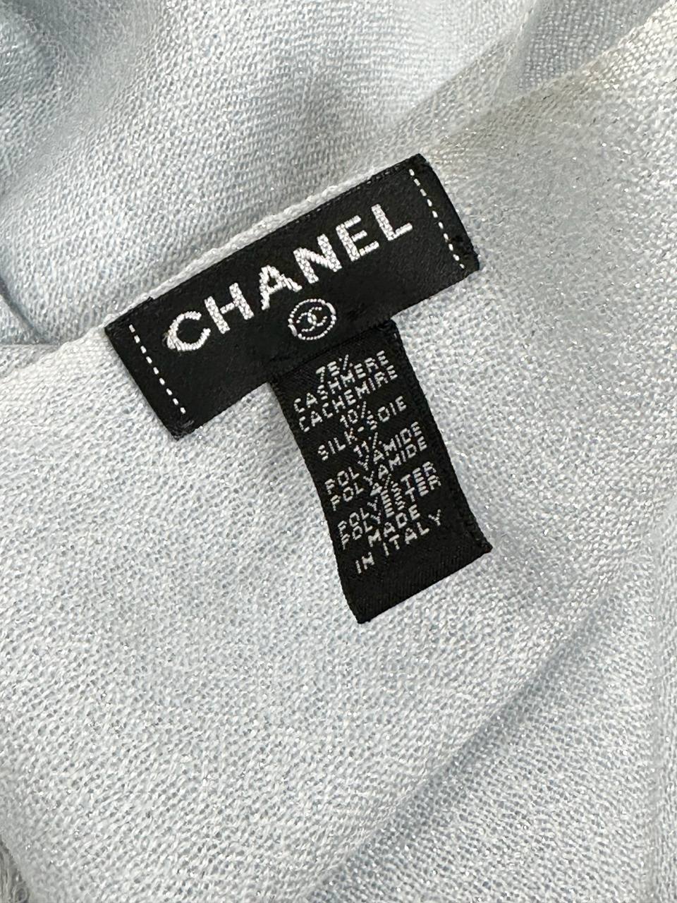 Chanel кашеміровий шарф  #5
